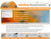 Tablet Screenshot of amber.co.im