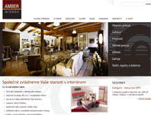 Tablet Screenshot of amber.cz